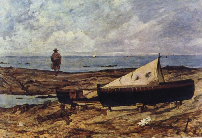 Giovanni Fattori On the Beach